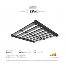 X|Space 400W 3.2 µmol/J, Спектр: BL