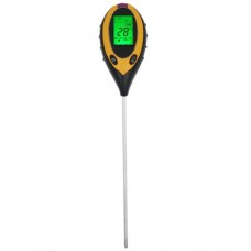 Электронный измеритель pH, температуры, влажности и кислотности почвы (4 в 1)